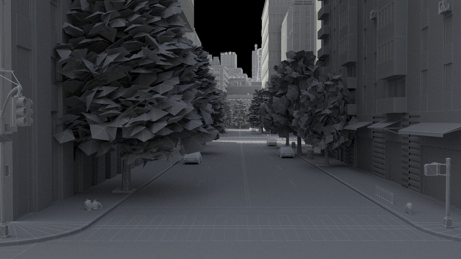 City R6 MAYA Low-poly 3D model_58