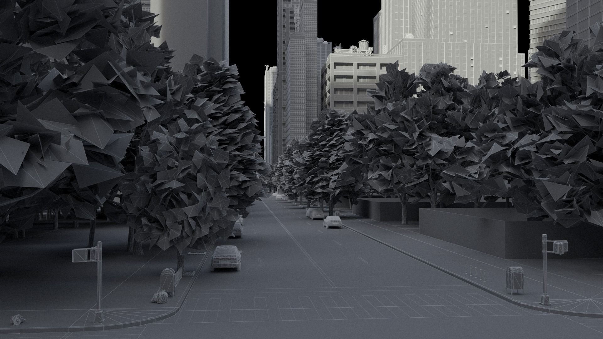 City R6 MAYA Low-poly 3D model_56