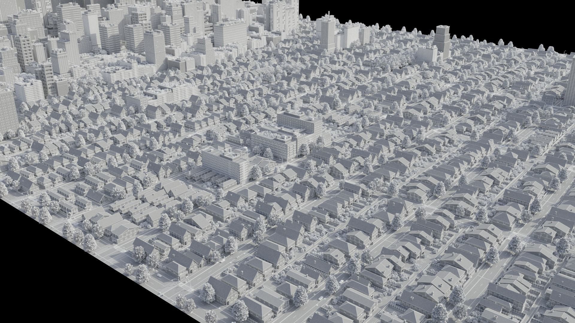 City R6 MAYA Low-poly 3D model_45