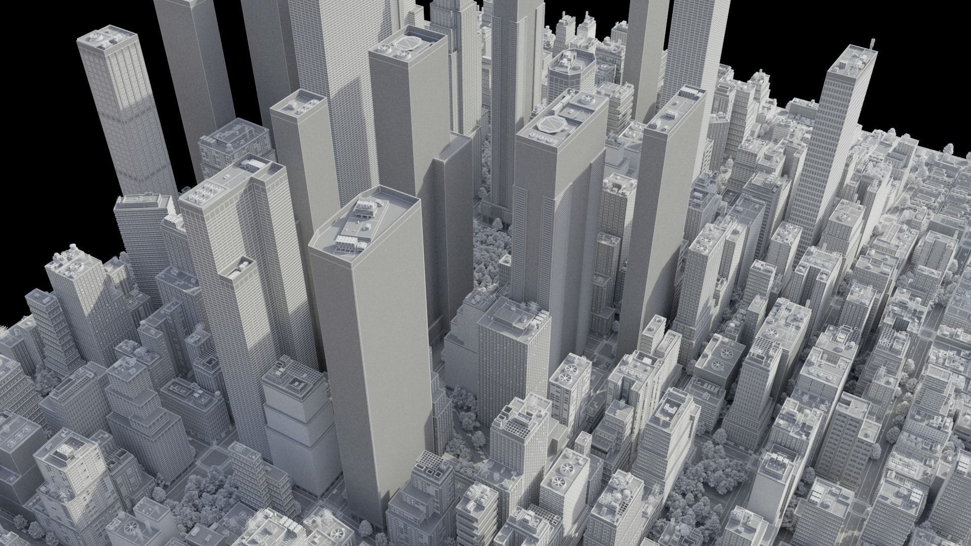 City R6 MAYA Low-poly 3D model_43