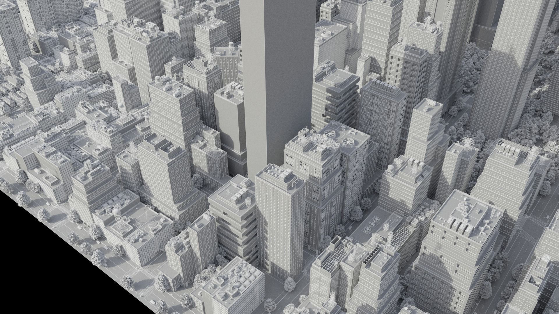 City R6 MAYA Low-poly 3D model_50