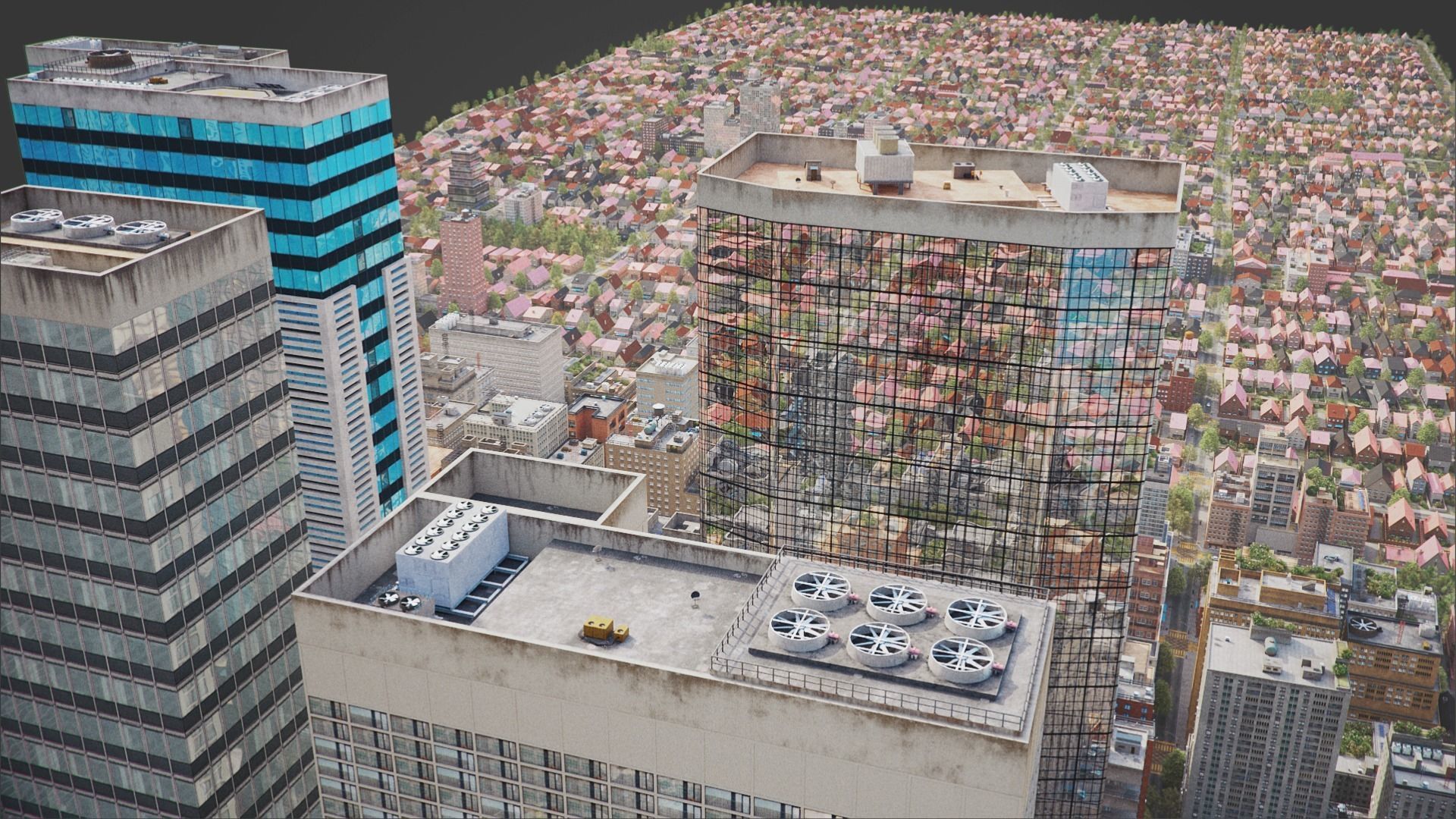 City R6 MAYA Low-poly 3D model_25