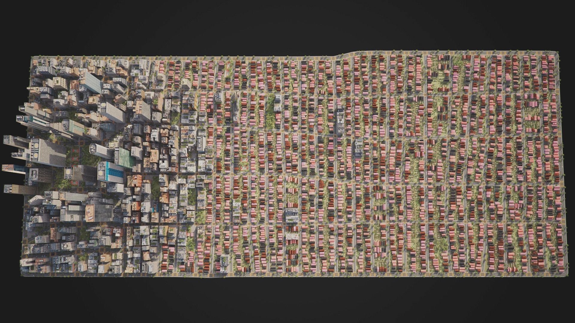 City R6 MAYA Low-poly 3D model_4