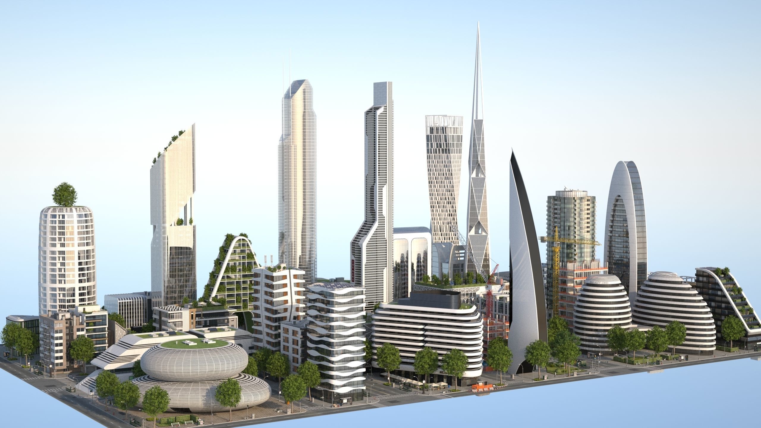 City LC Low-poly 3D model_14