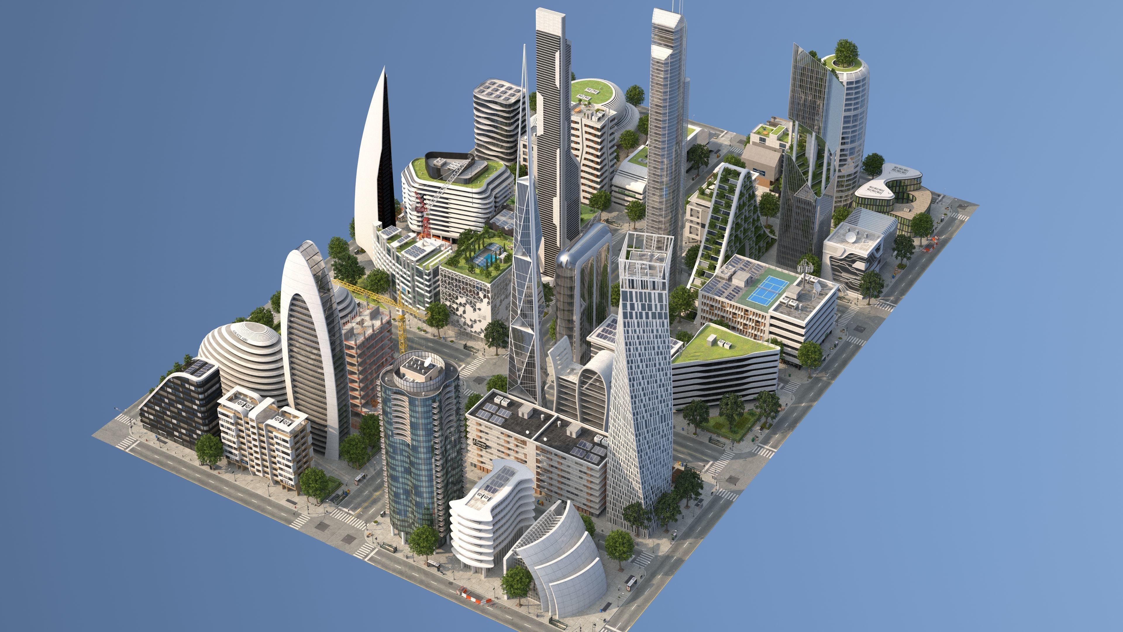 City LC Low-poly 3D model_23