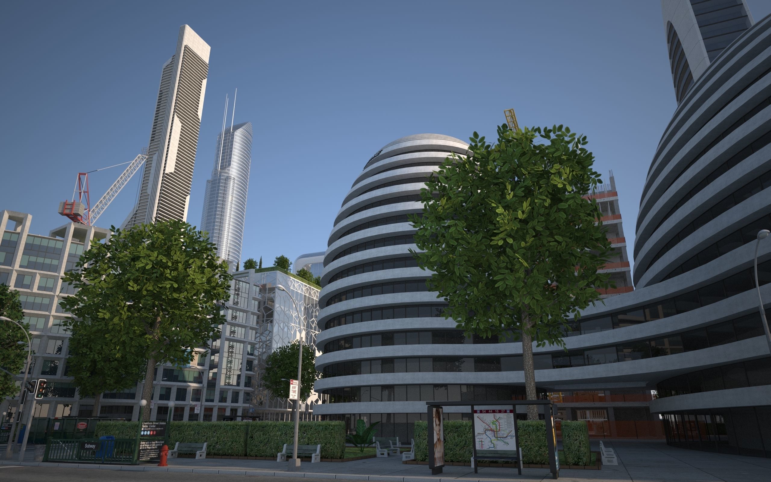 City LC Low-poly 3D model_25