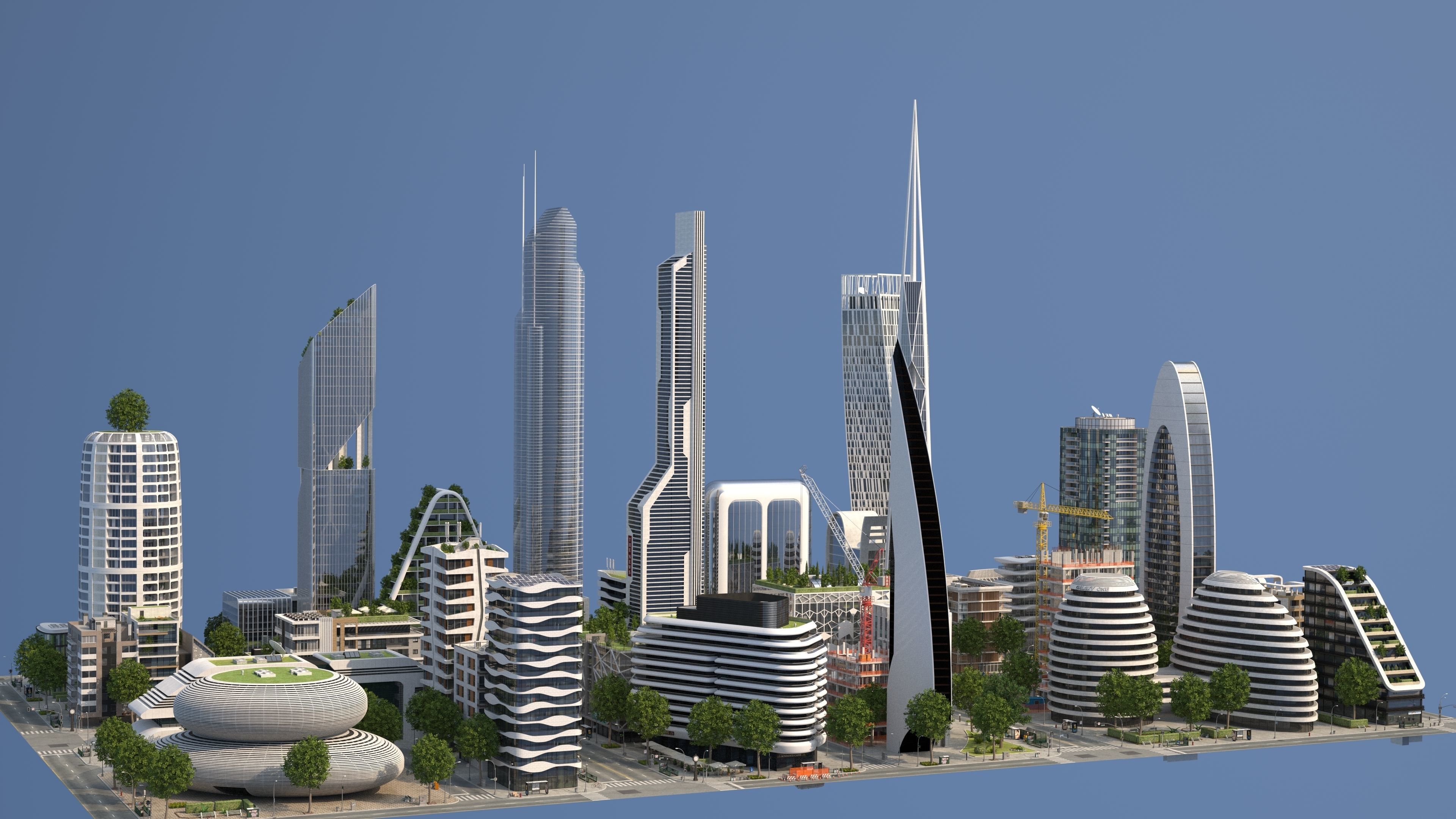 City LC Low-poly 3D model_22