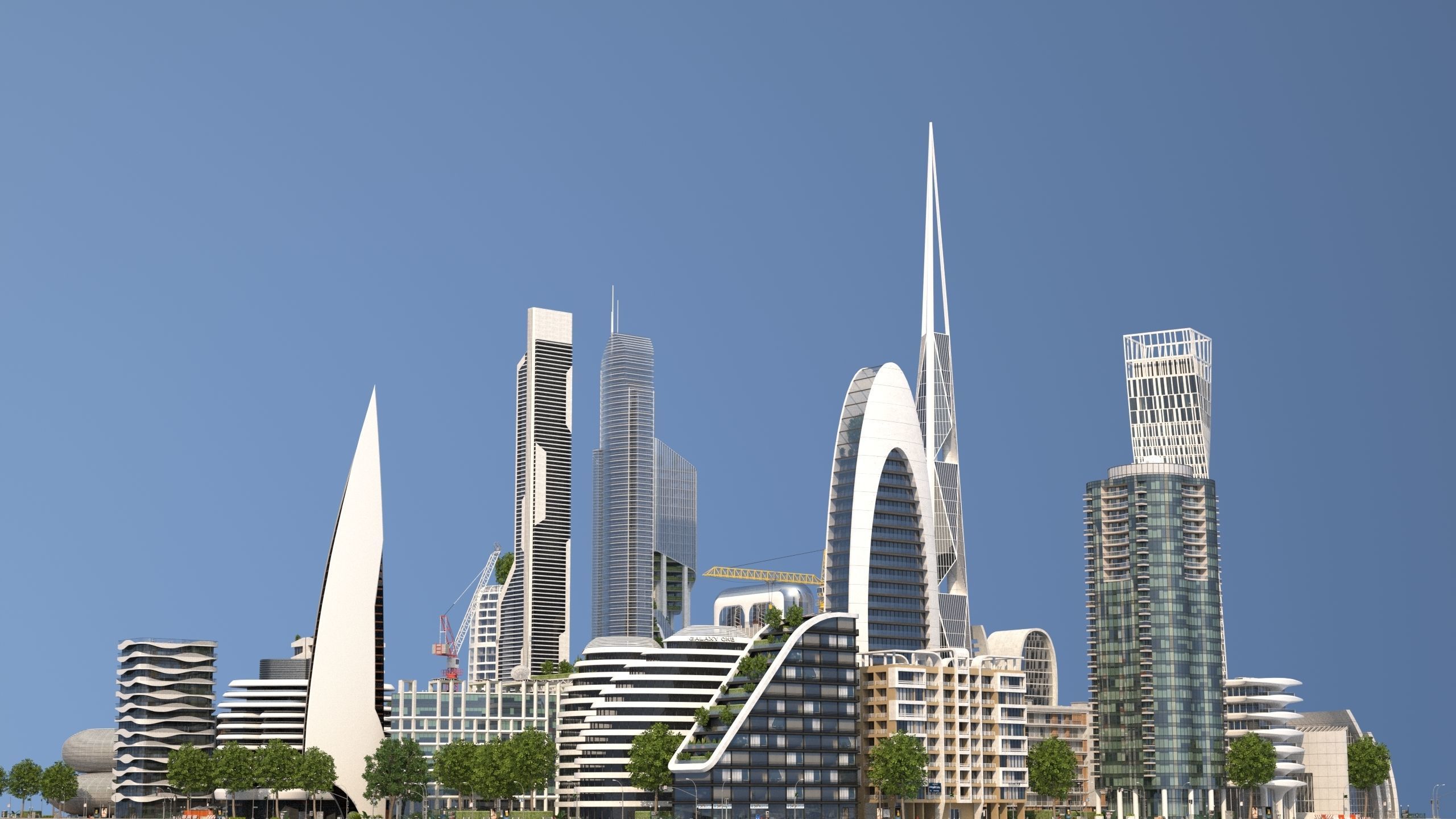 City LC Low-poly 3D model_20