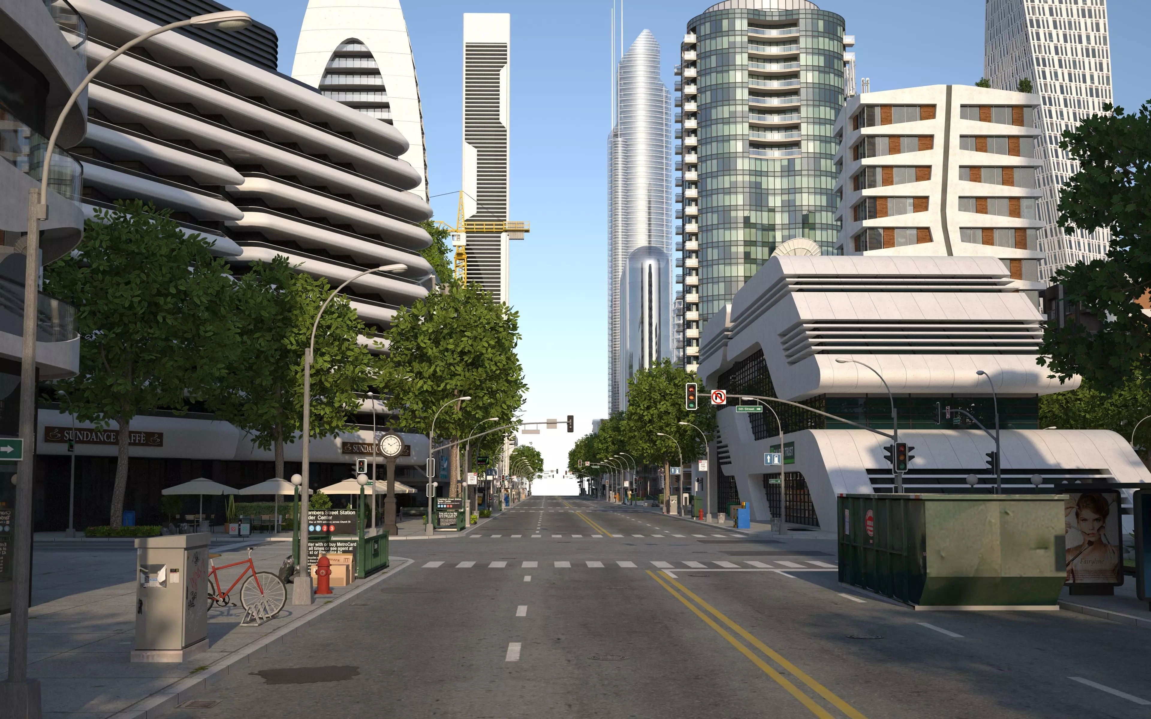 City LC Low-poly 3D model_0