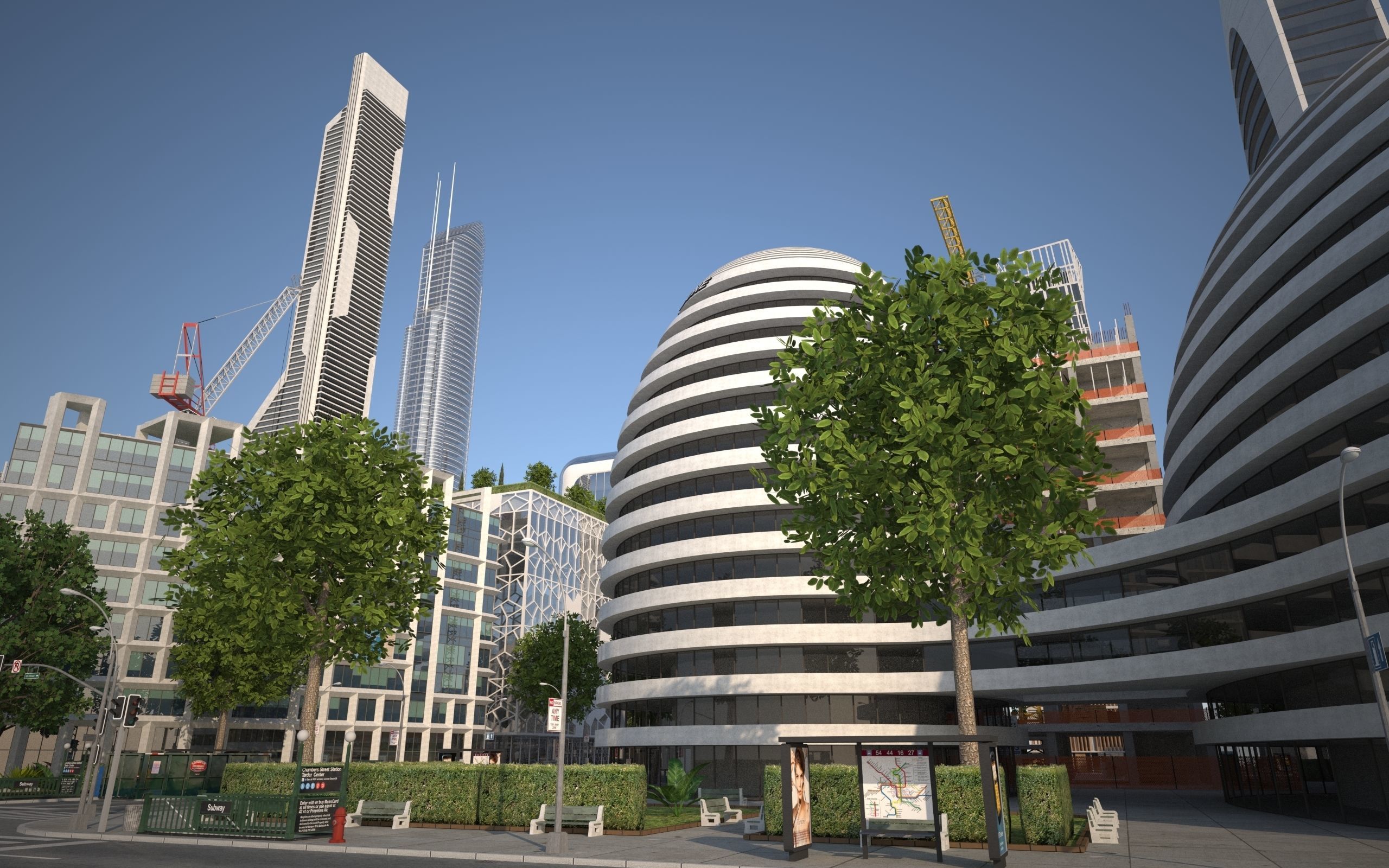 City LC Low-poly 3D model_26