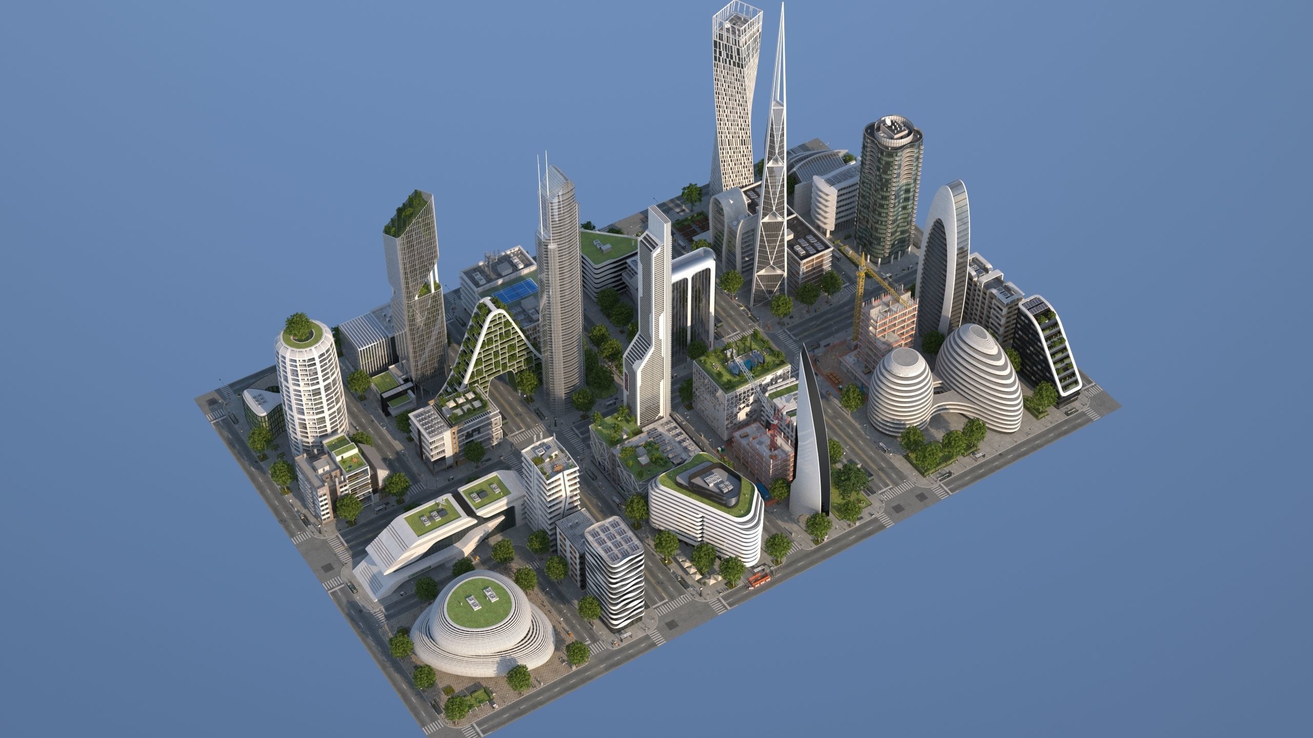 City LC Low-poly 3D model_13