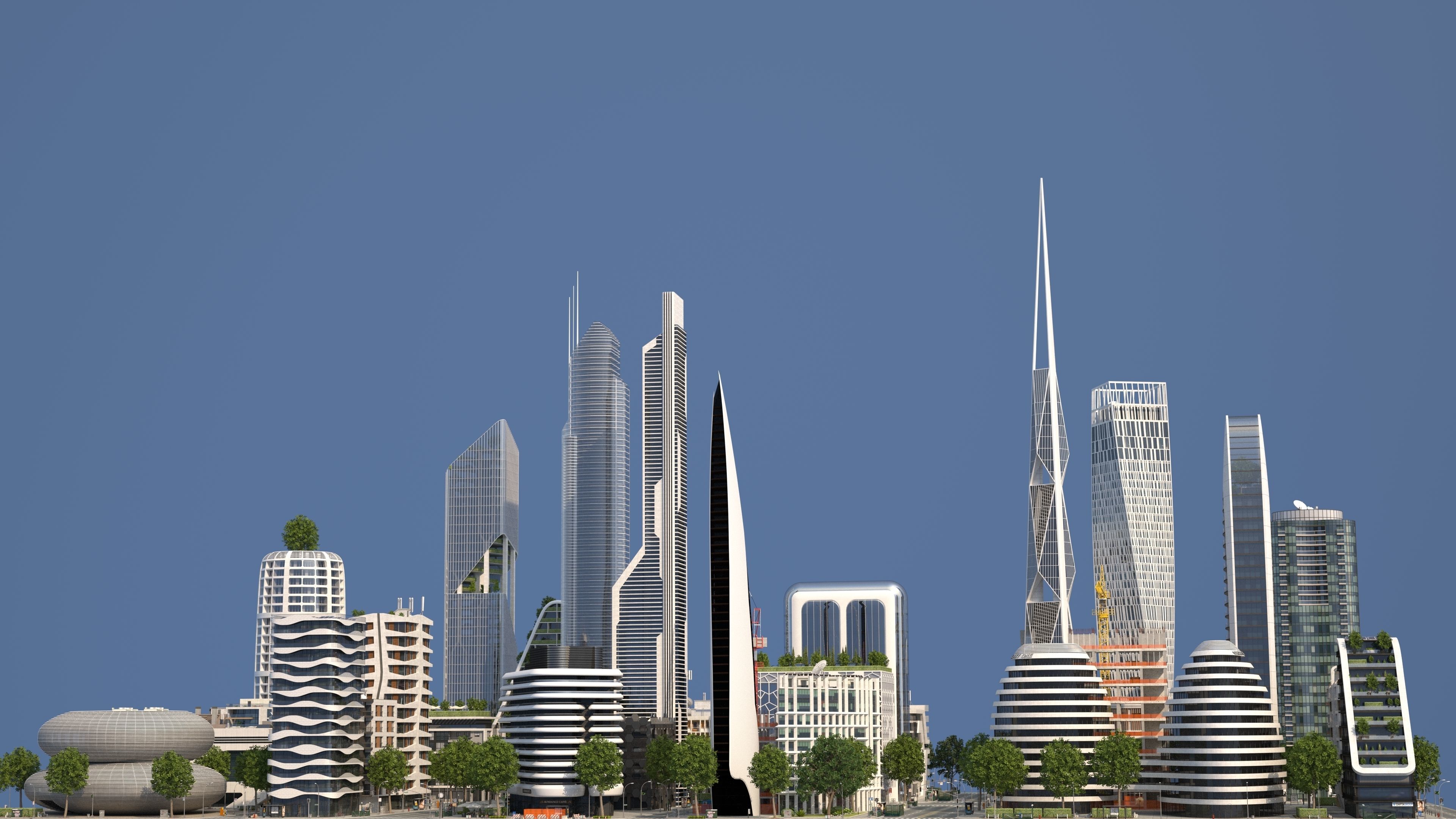 City LC Low-poly 3D model_21