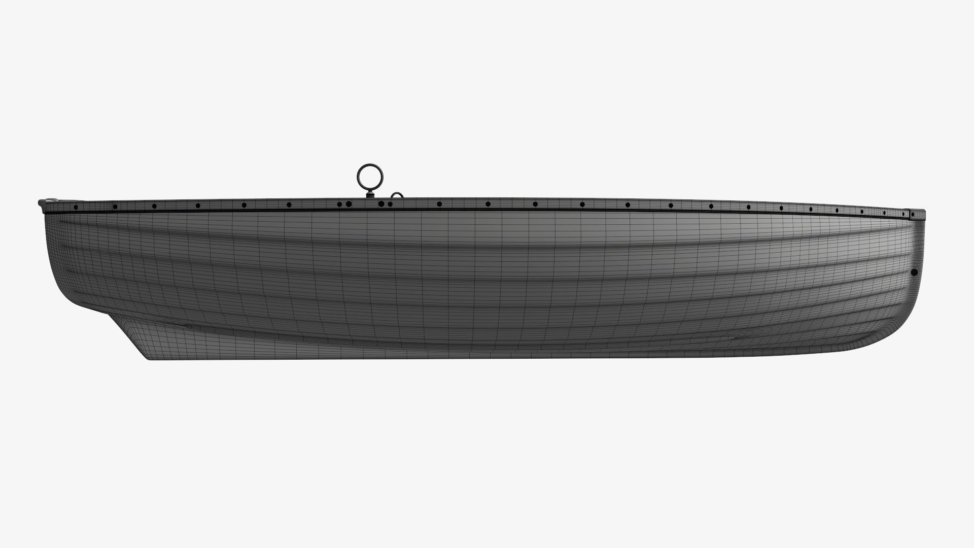 Traditional rowing boat 03 v2 3D model_10