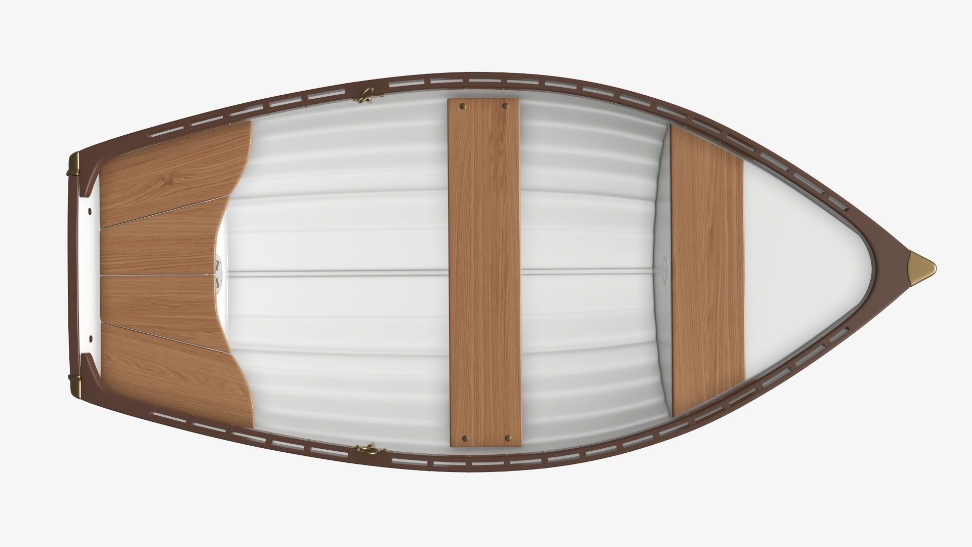 Traditional rowing boat 03 v2 3D model_4