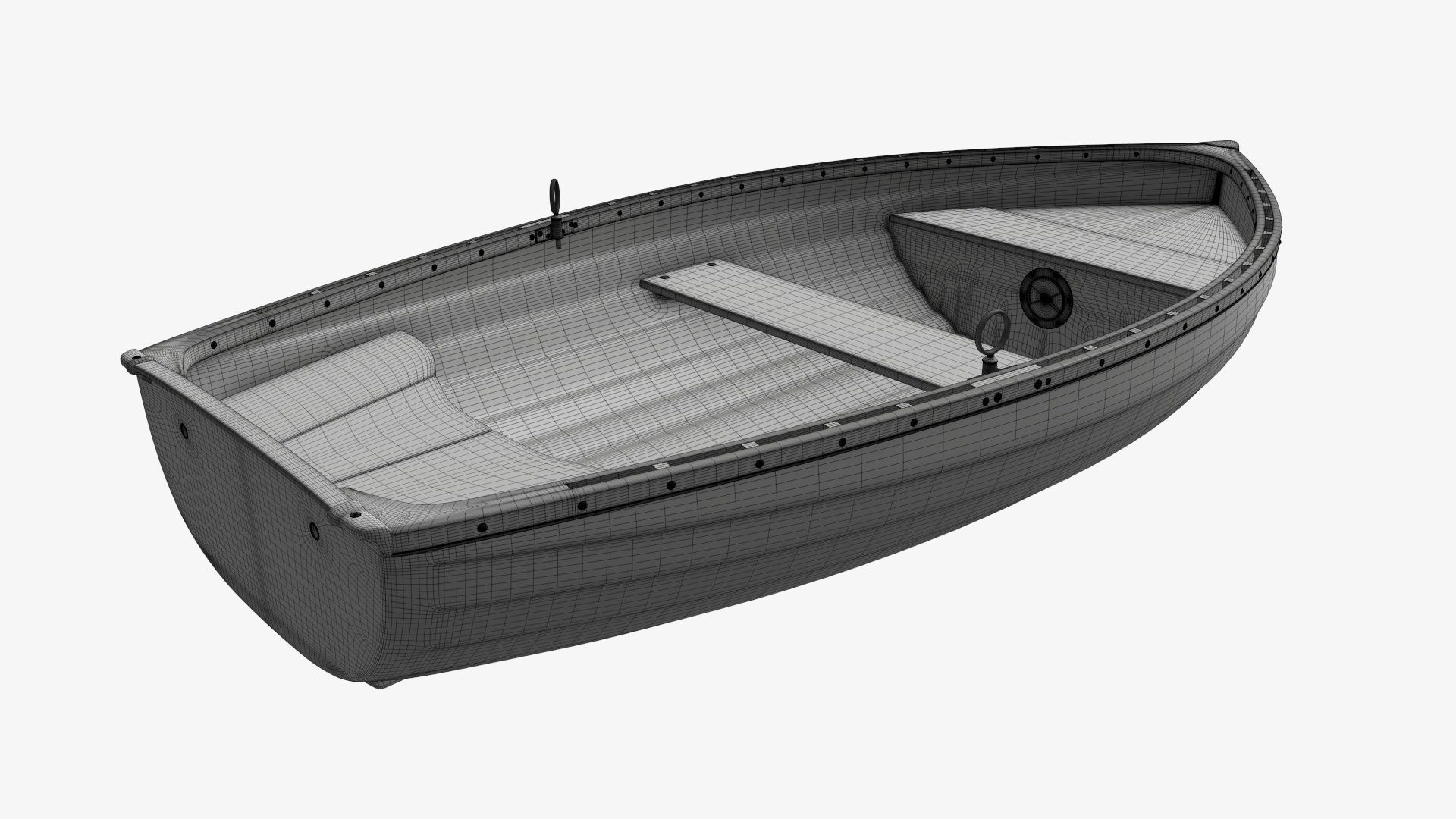 Traditional rowing boat 03 v2 3D model_13