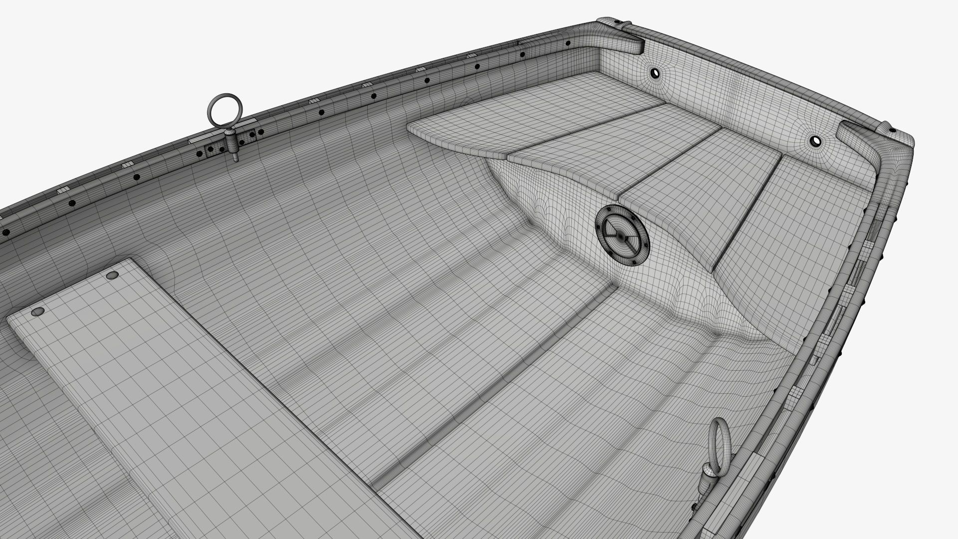 Traditional rowing boat 03 v2 3D model_14