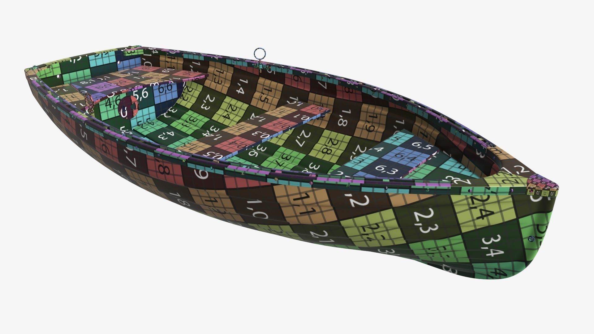 Traditional rowing boat 03 v2 3D model_18