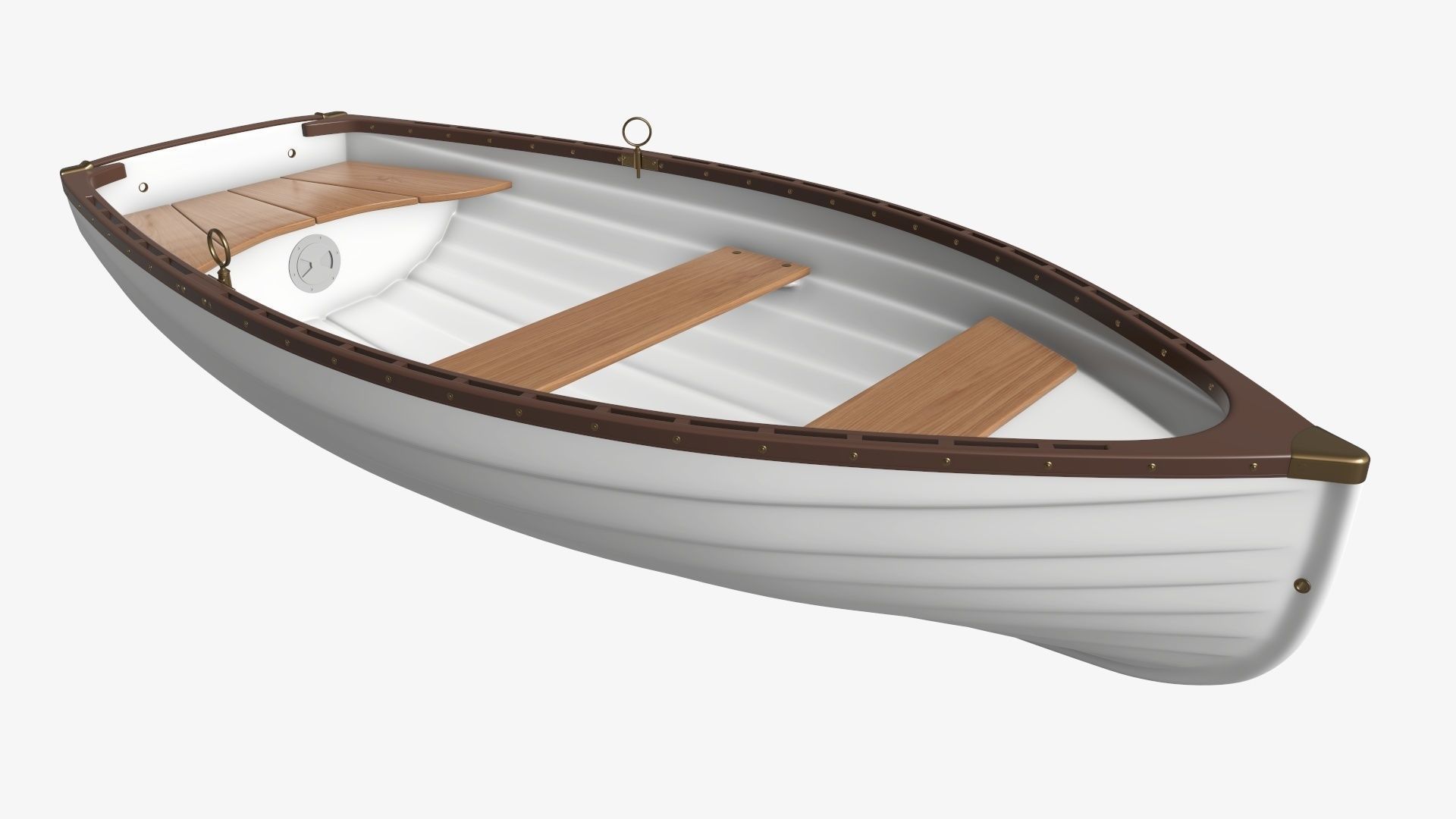 Traditional rowing boat 03 v2 3D model_1