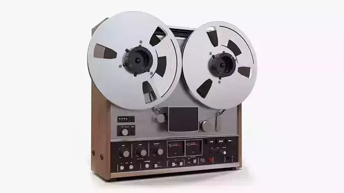 Audio tape recorder 3D model