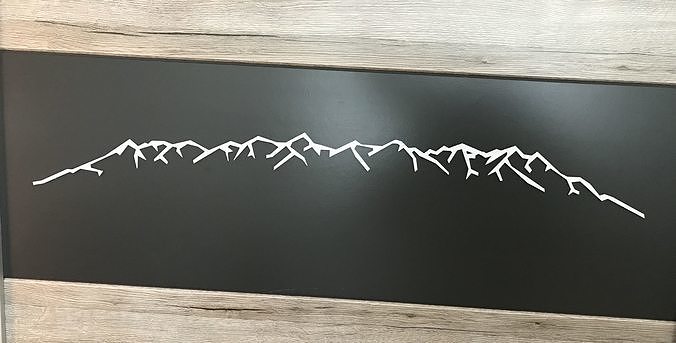 High Tatras Mountain 3D print model
