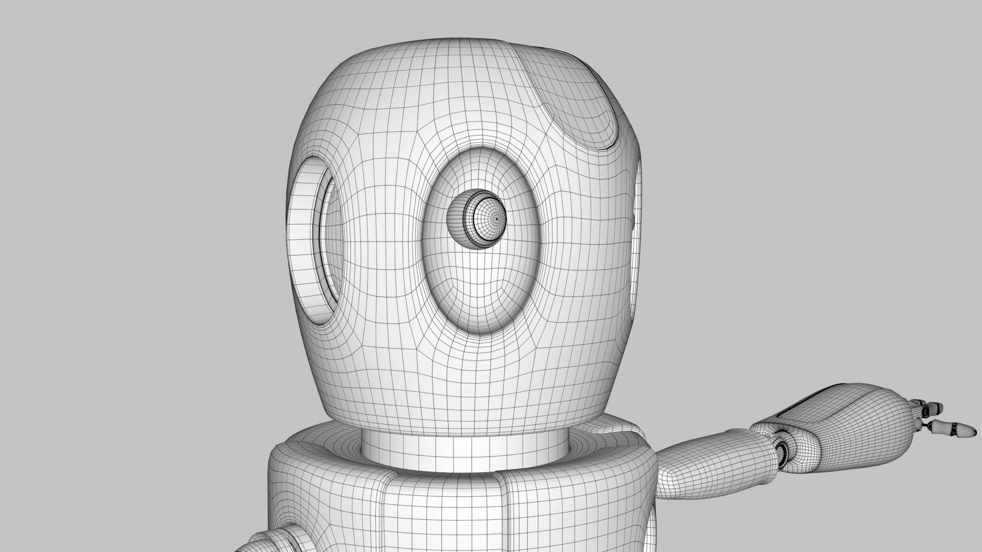 Robot 3D model Rigged Free 3D model_9