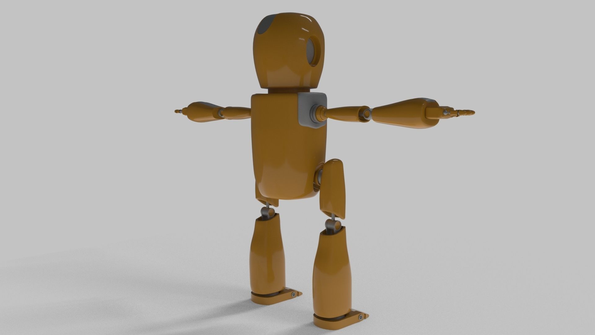 Robot 3D model Rigged Free 3D model_1