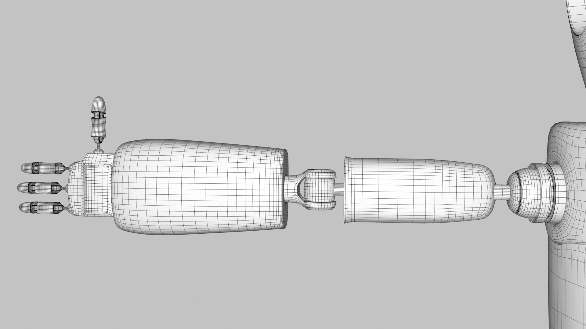 Robot 3D model Rigged Free 3D model_7