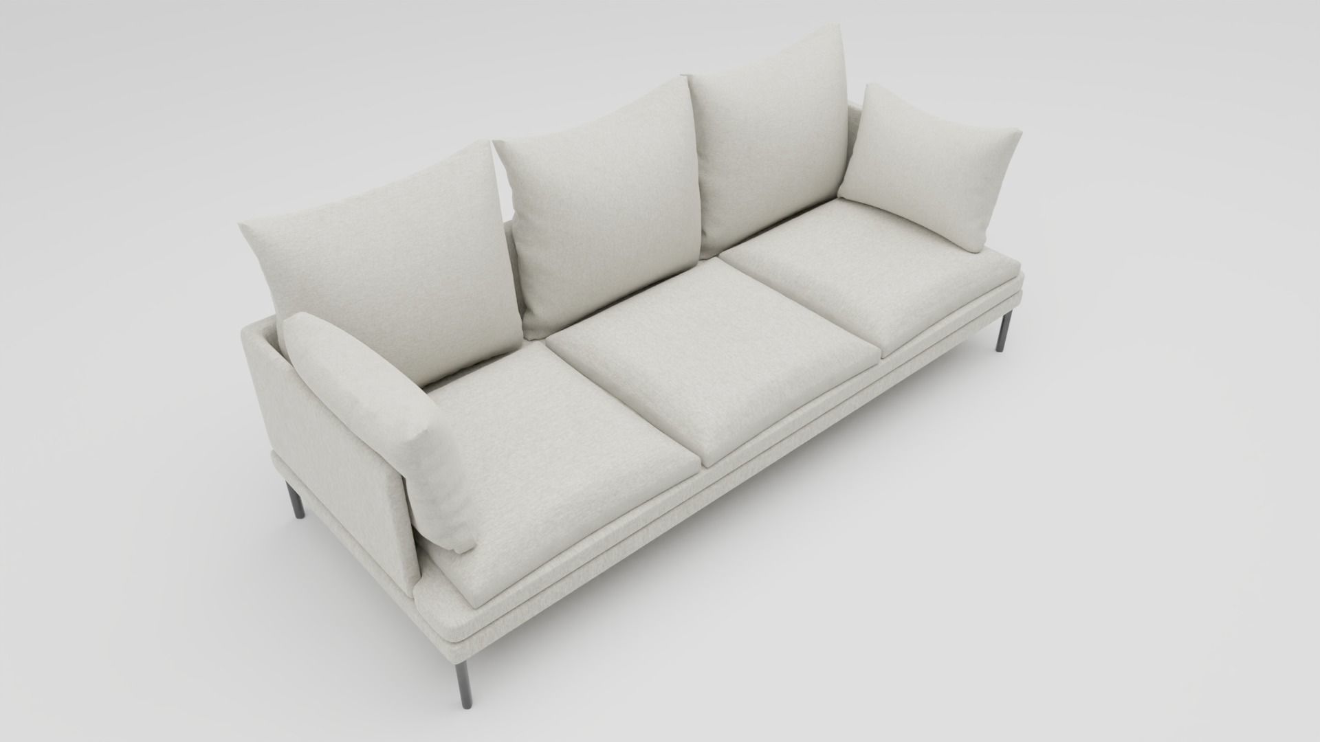 Couch Williams 302 Free 3D model_4