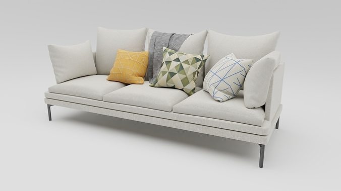 Couch Williams 302 Free 3D model