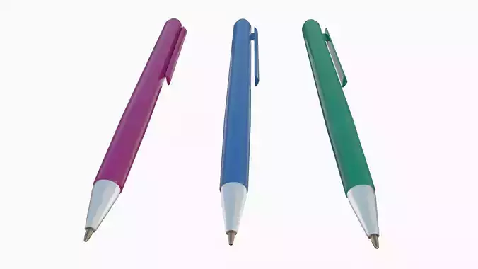 Ballpoint Pen 3D Model