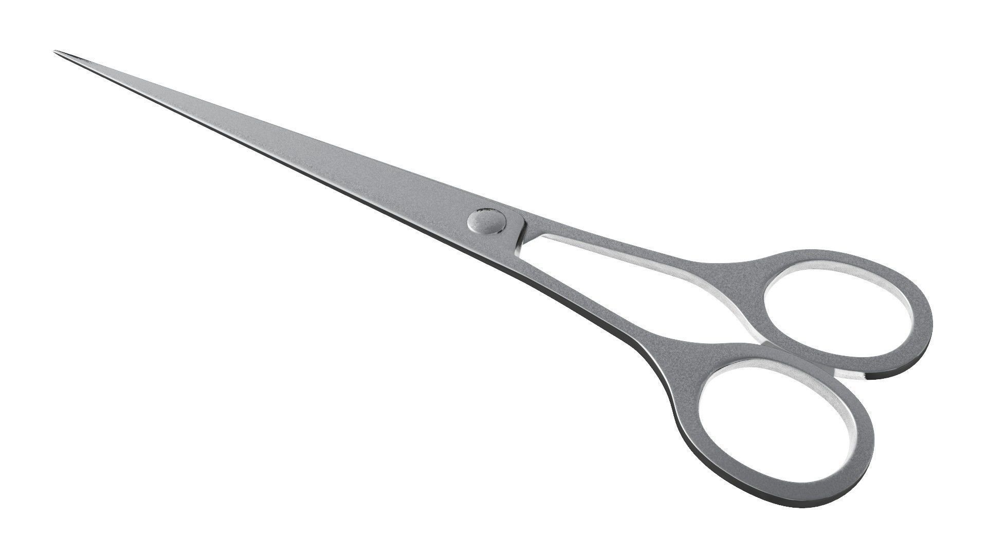 Surgical Scissors 3D Model Low-poly 3D model_2