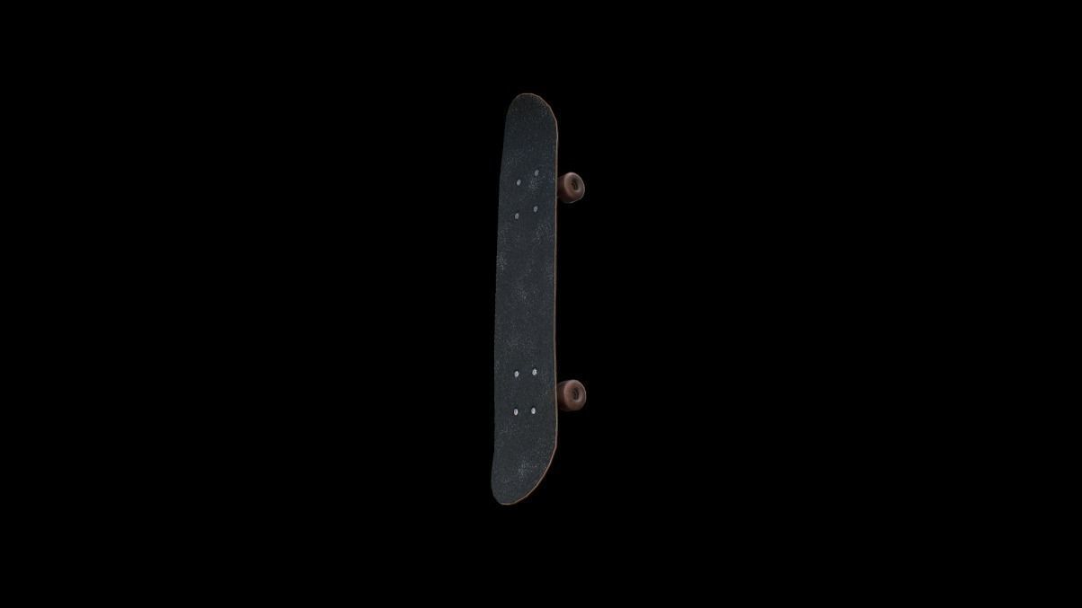 Skateboard - Gest Low-poly 3D model_4