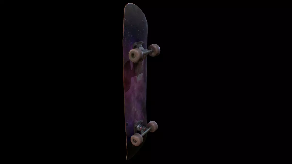 Skateboard - Gest Low-poly 3D model_0