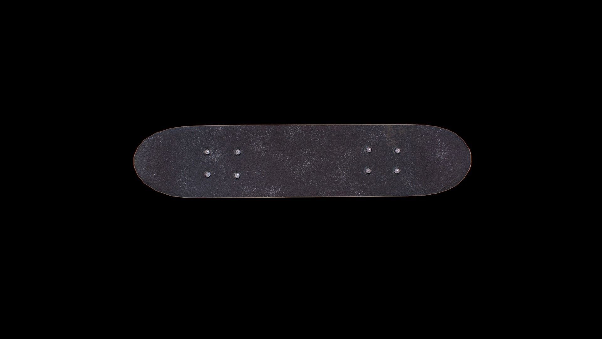 Skateboard - Gest Low-poly 3D model_8
