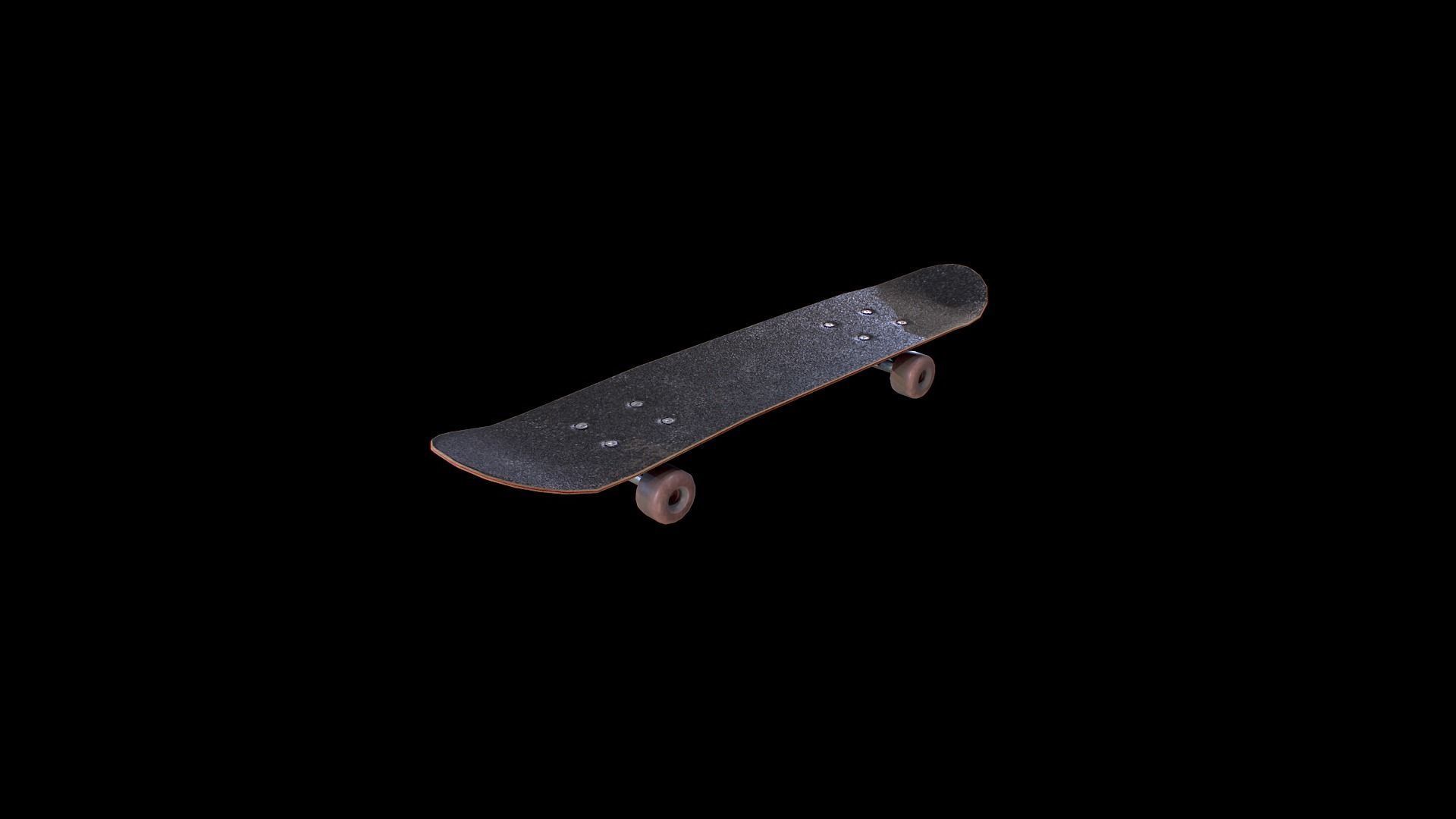 Skateboard - Gest Low-poly 3D model_10