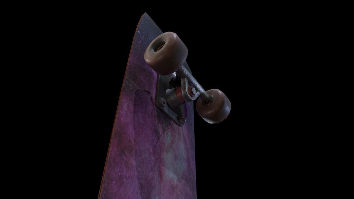 Skateboard - Gest Low-poly 3D model_2