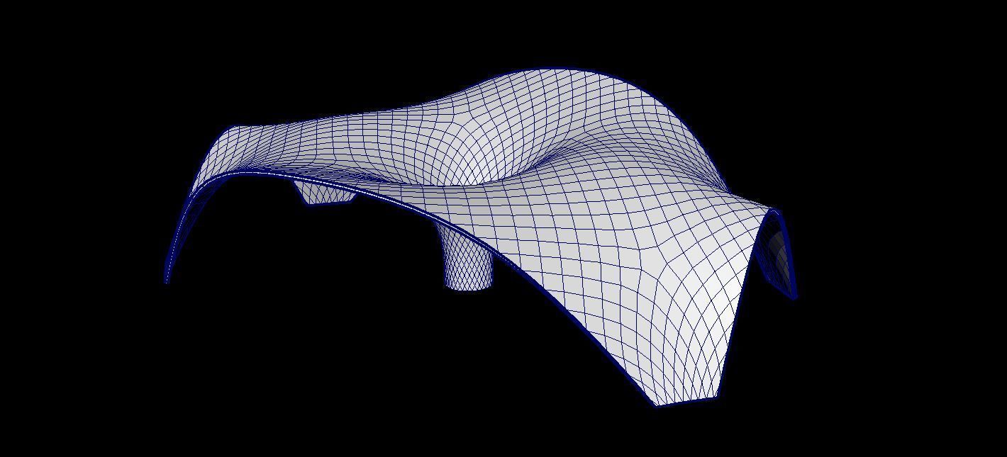 12 Parametric Stylized Pavilion Pack Low-poly 3D model_13