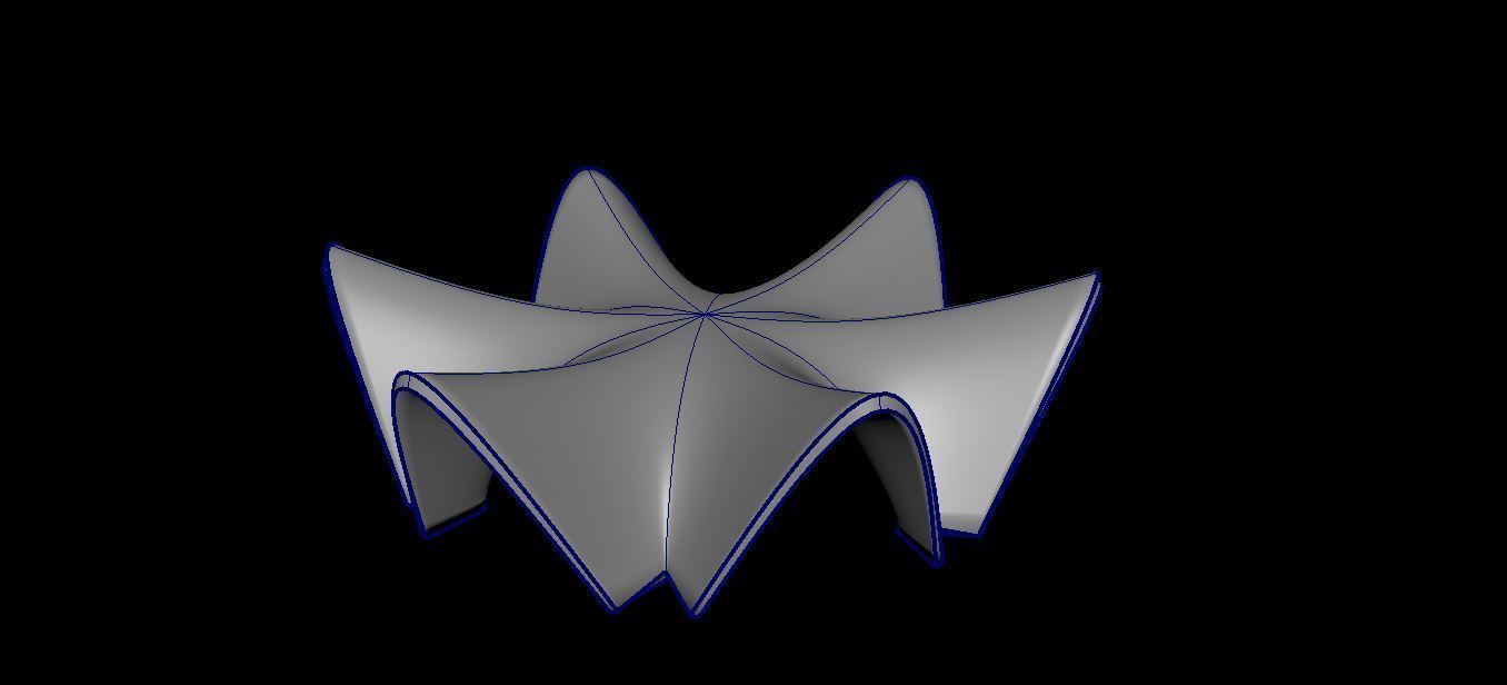 12 Parametric Stylized Pavilion Pack Low-poly 3D model_10