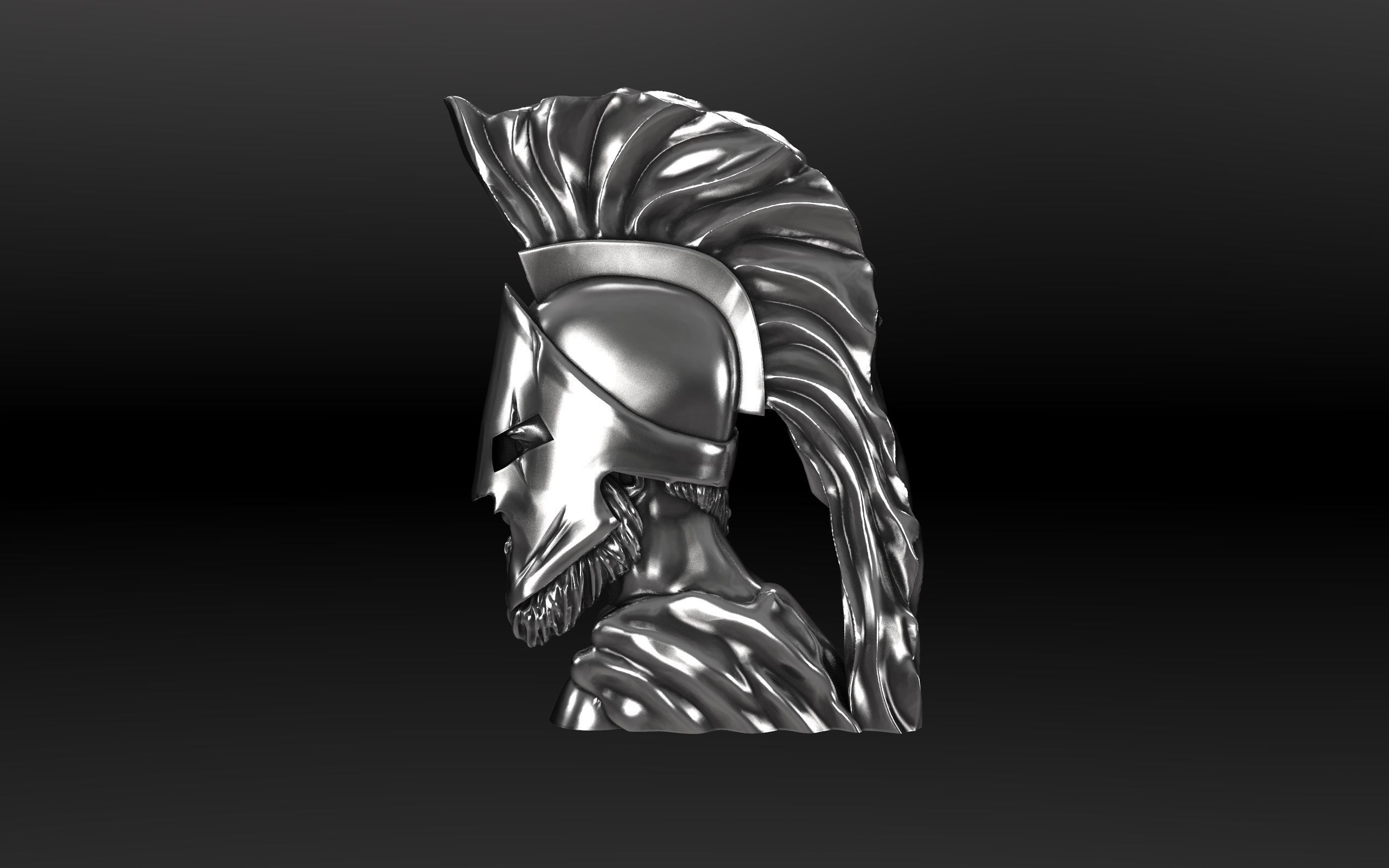 Leonidas King of 300 Sparta 3D print model_3