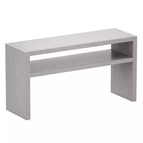 Dunewood Whitewashed Console Table Crate and Barrel 3D model