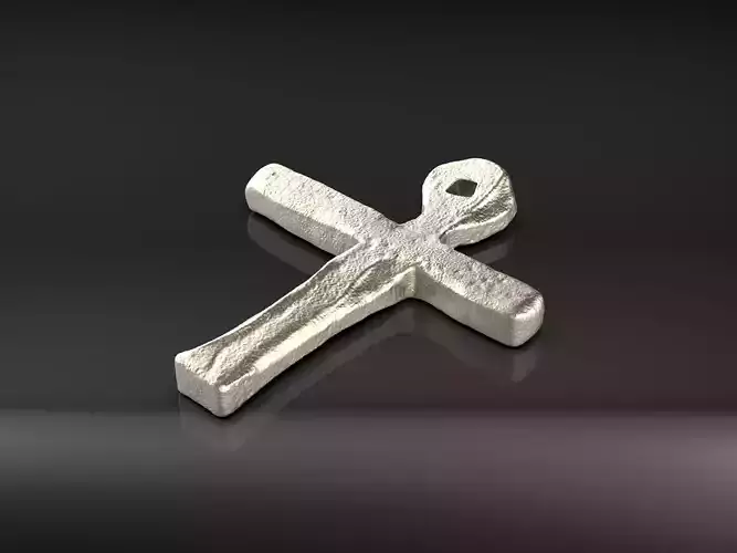 Curse of Oak Island Cross Pendant 3D print model