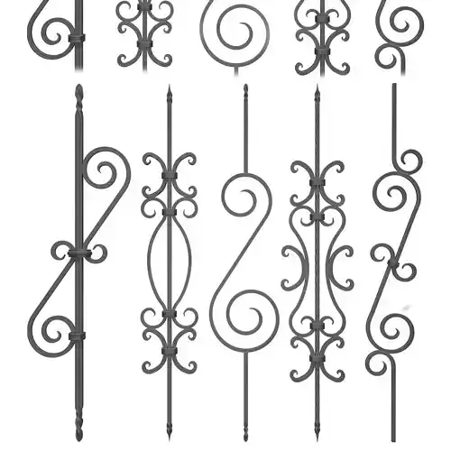 Wrought iron fence No 02