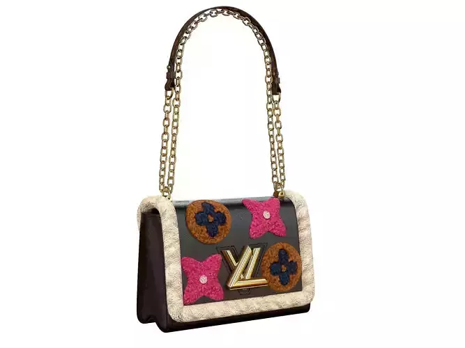 Louis Vuitton Bag Twist Fur