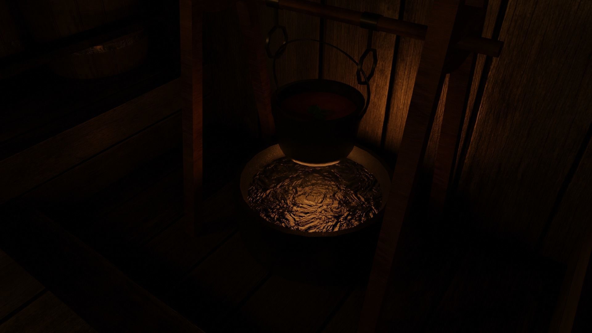 GameReady Medieval Ship With Interiors Low-poly 3D model_14