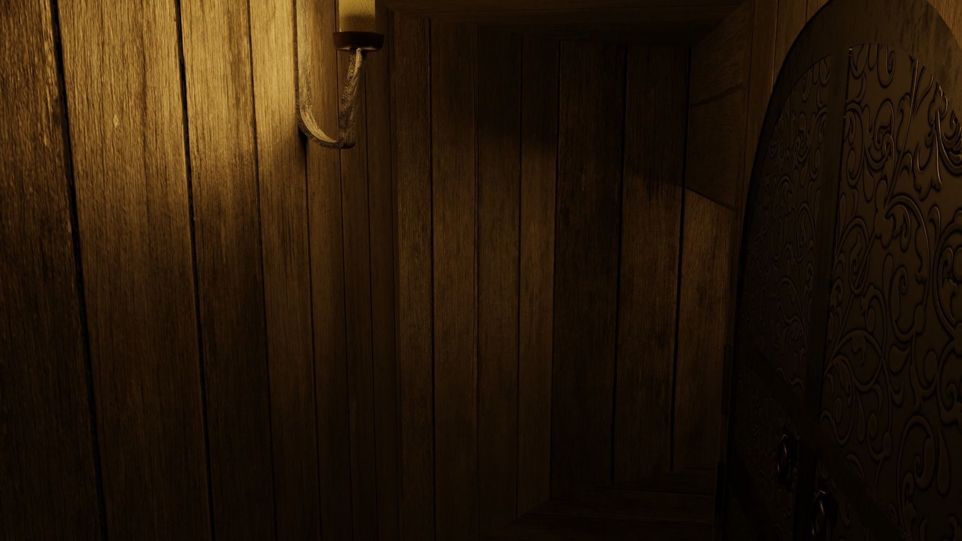 GameReady Medieval Ship With Interiors Low-poly 3D model_18