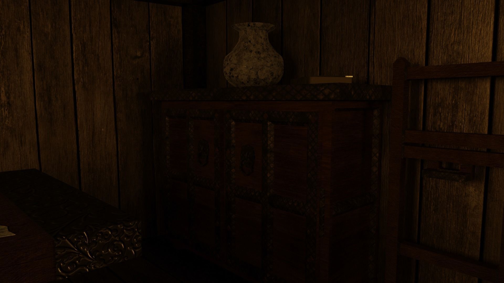 GameReady Medieval Ship With Interiors Low-poly 3D model_10