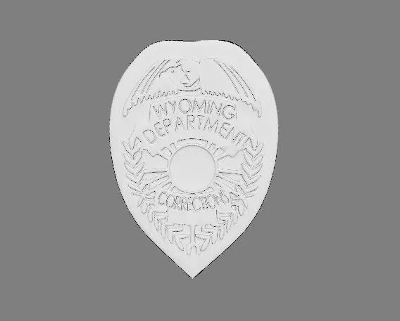 Security Badge 3D print model