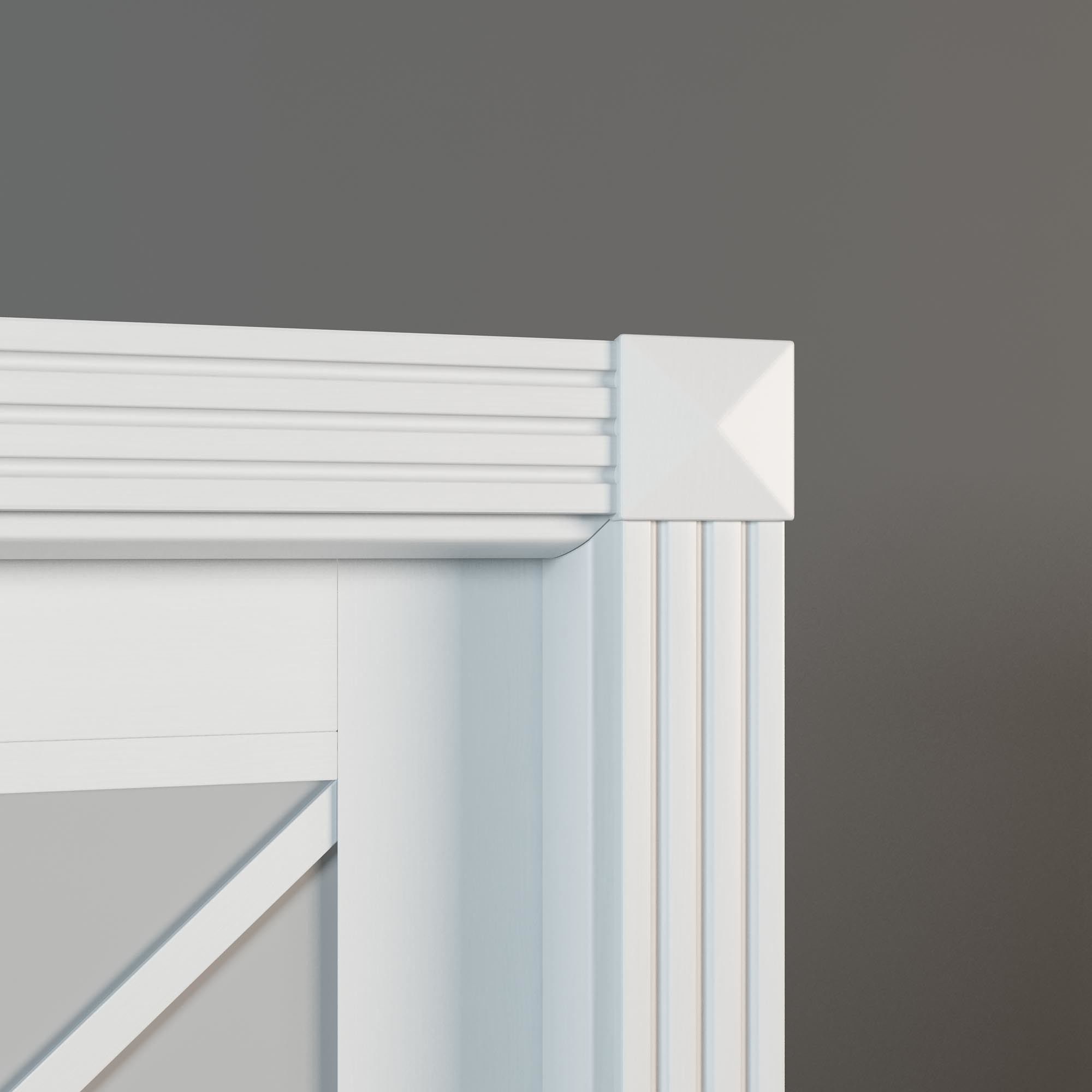 White Door 3D model_2