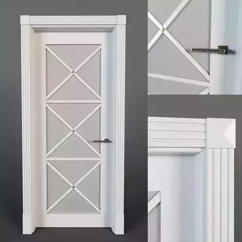 White Door 3D model