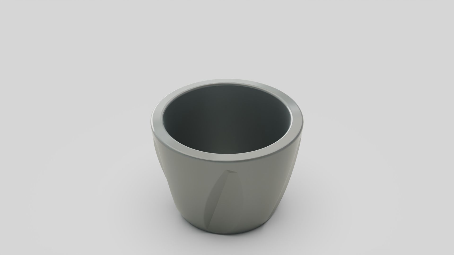home decor cup plant 3D model_3